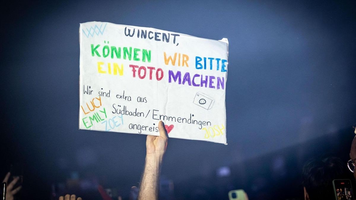 Wincent Weiss beim Zeltfestival Ruhr am Donnerstagabend, 22. August. 