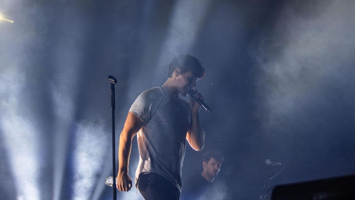 Wincent Weiss beim Zeltfestival Ruhr am Donnerstagabend, 22. August. 