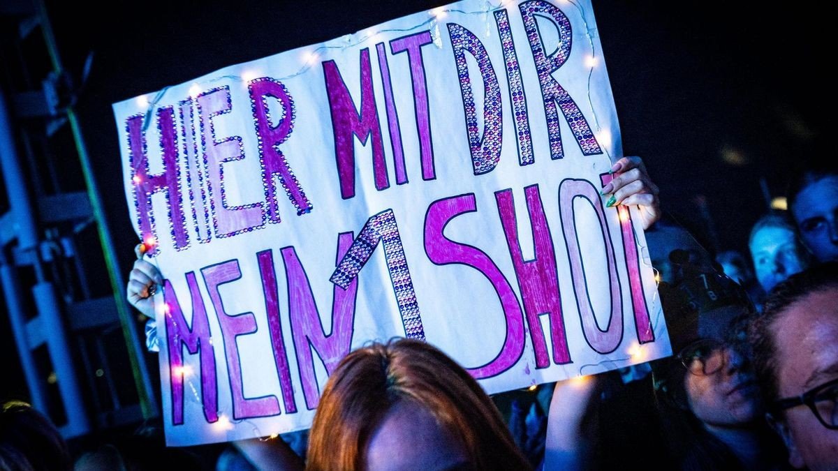 Wincent Weiss beim Zeltfestival Ruhr am Donnerstagabend, 22. August. 