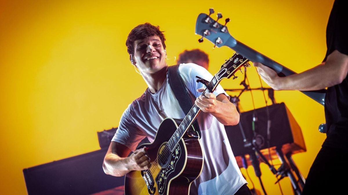 Wincent Weiss beim Zeltfestival Ruhr am Donnerstagabend, 22. August. 