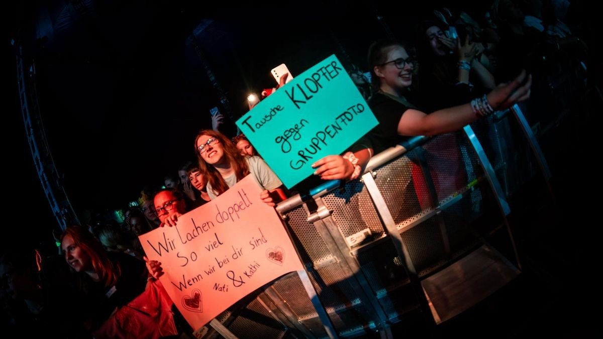 Wincent Weiss beim Zeltfestival Ruhr am Donnerstagabend, 22. August. 