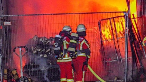 Brand in Möbelhaus in Bruchsal