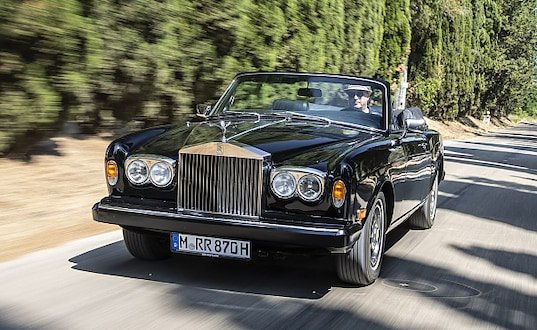 Fahren wie Gott in England im Rolls-Royce Corniche Cabrio