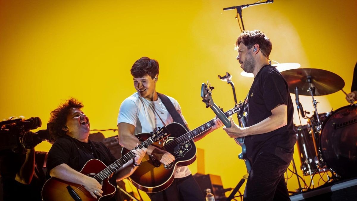 Wincent Weiss beim Zeltfestival Ruhr am Donnerstagabend, 22. August. 