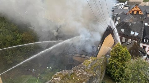 Wohnhaus brennt in Traben-Trarbach