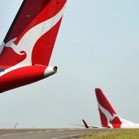 Eine Boeing der Fluggesellschaft Qantas flog mit beschädigter Tragfläche von Rom nach Perth (Symbolbild).