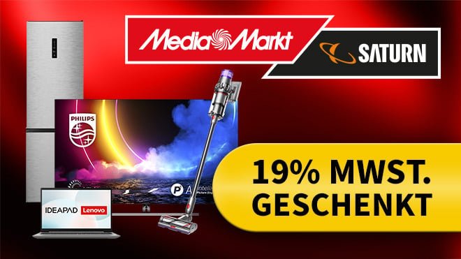 Schnäppchen, Rabattaktion, Deals, sale, Media Markt, Sonderangebote, Saturn, Angebote, prospekt, Mediamarkt, Mehrwertsteuer, MwSt., 19 Prozent Aktion