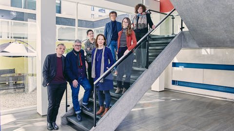 Die sieben Mitglieder der Jury des Deutschen Buchpreises.