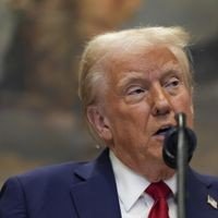 21.01.2025, USA, Washington: US-Präsident Donald Trump spricht im Roosevelt Room des Weißen Hauses. Foto: Julia Demaree Nikhinson/AP/dpa +++ dpa-Bildfunk +++