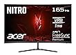 Acer Nitro ed320qrs3 Gaming Monitor 31,5 Zoll (80 cm bildschirm) Full HD, 165Hz, 5 ms (GTG), 2xHDMI 2.0, DP 1,4, gebogen, DP/HDMI FreeSync Premium, Schwarz, Schwarz