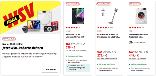 Medienmarkt -Angebote