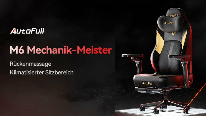 Gamer, möbel, Stuhl, Zocker, Sitzen, Gaming Chair, AutoFull M6