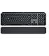 Logitech MX Keys S Plus kabellose Tastatur, Low Profile, Fluid Quiet Typing, Programmable, Backlighting, Bluetooth, Rechargeable, für Windows PC/Linux/Chrome/Mac- Graphit, Deutsches QWERTZ-Layout