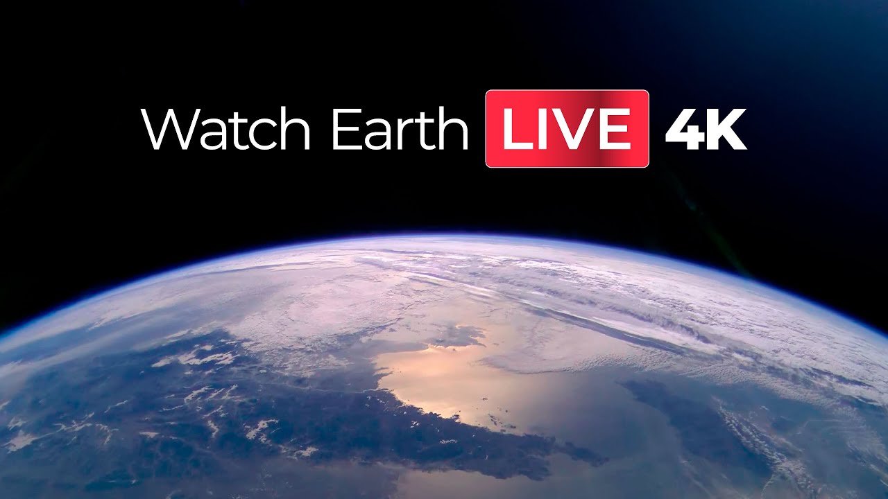 24/7 Live 4K -Video von Erde und Raum: Livestream der Erde durch Senes 4K -Videokameras auf der ISS - YouTube