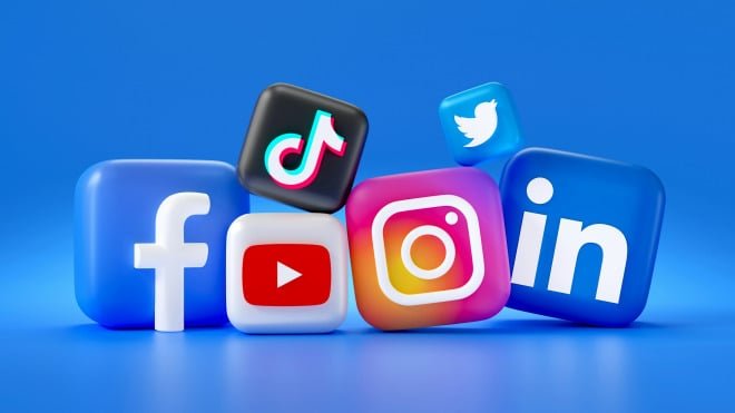 Logo, Facebook, Social Network, Apps, soziales Netzwerk, Youtube, Twitter, Social Media, Instagram, TikTok, Linkedin, Icons