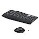 Logitech MK850 Performance Kabelloses Tastatur-Maus-Set, Bluetooth, 2.4 GHz Verbindung via USB-Empfänger, 24 bis 36-Monate Akkuleistung, Handballenauflage, Deutsches QWERTZ-Layout, Schwarz